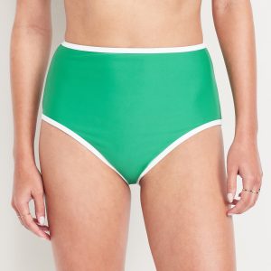 High-Waisted Matte Surf Bottoms