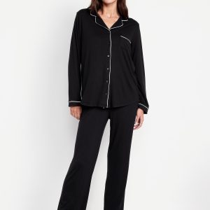 Sunday Sleep Knit Jersey Pant Set