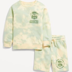Paw Patrolâ„¢ Unisex Graphic Sweatshirt and Shorts Set for Toddler