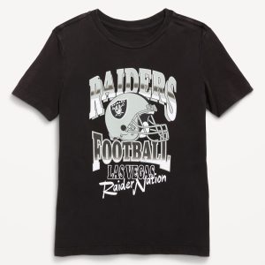 NFL⢠Las Vegas Raiders⢠Gender-Neutral Graphic T-Shirt for Kids