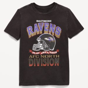 NFLâ„¢ Baltimore Ravensâ„¢ Gender-Neutral Graphic T-Shirt for Kids