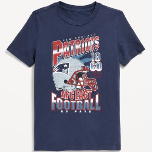 NFL⢠Patriots⢠Gender-Neutral Graphic T-Shirt for Kids