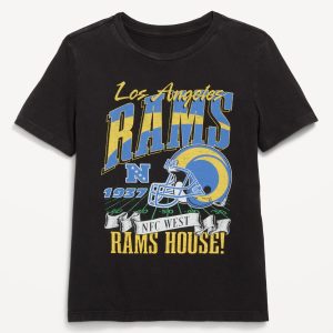 NFLâ„¢ Los Angeles Ramsâ„¢ Gender-Neutral Graphic T-Shirt for Kids