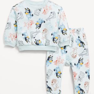 Blueyâ„¢ Graphic Sweatshirt and Pants Set for Baby