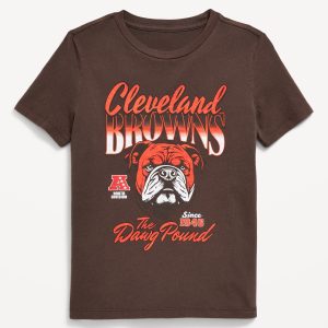 NFLâ„¢ Cleveland Brownsâ„¢ Gender-Neutral Graphic T-Shirt for Kids